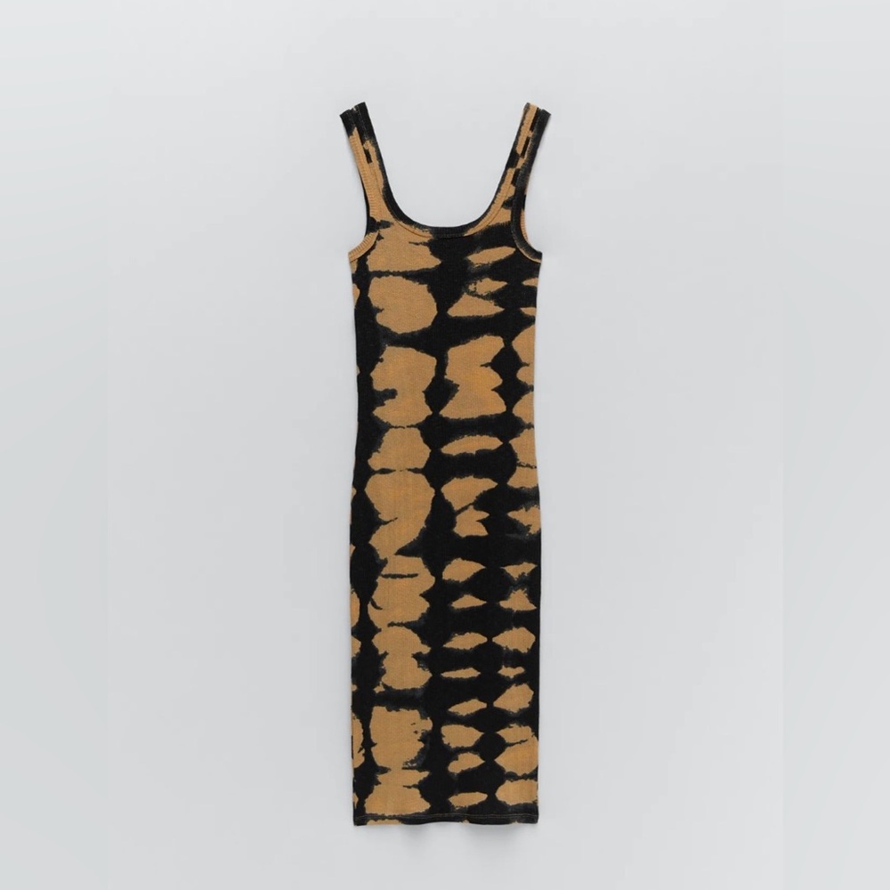 Zara Tye Dye Midi Dress